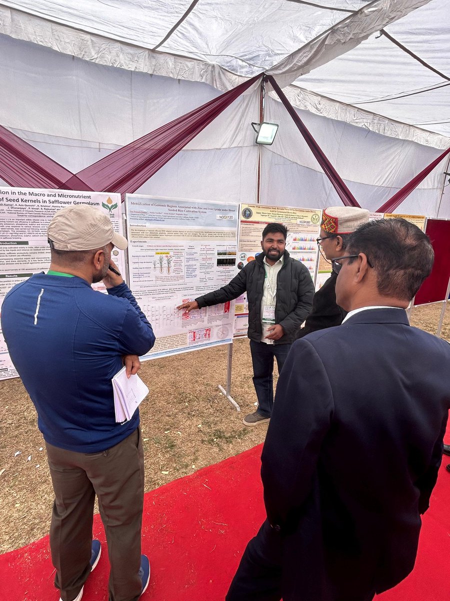 OmPankaj2's tweet image. I am happy to share that I won the Best Poster Award in the 2nd National Genetics Congress 2024, held at the IARI, New Delhi during 11-13 December 2024.
Thanks to my guide Dr Rupinder Kaur and Dr Nitika Sandhu for their guidance. @PAU_LDH @isgpb @SAgBiotech_PAU