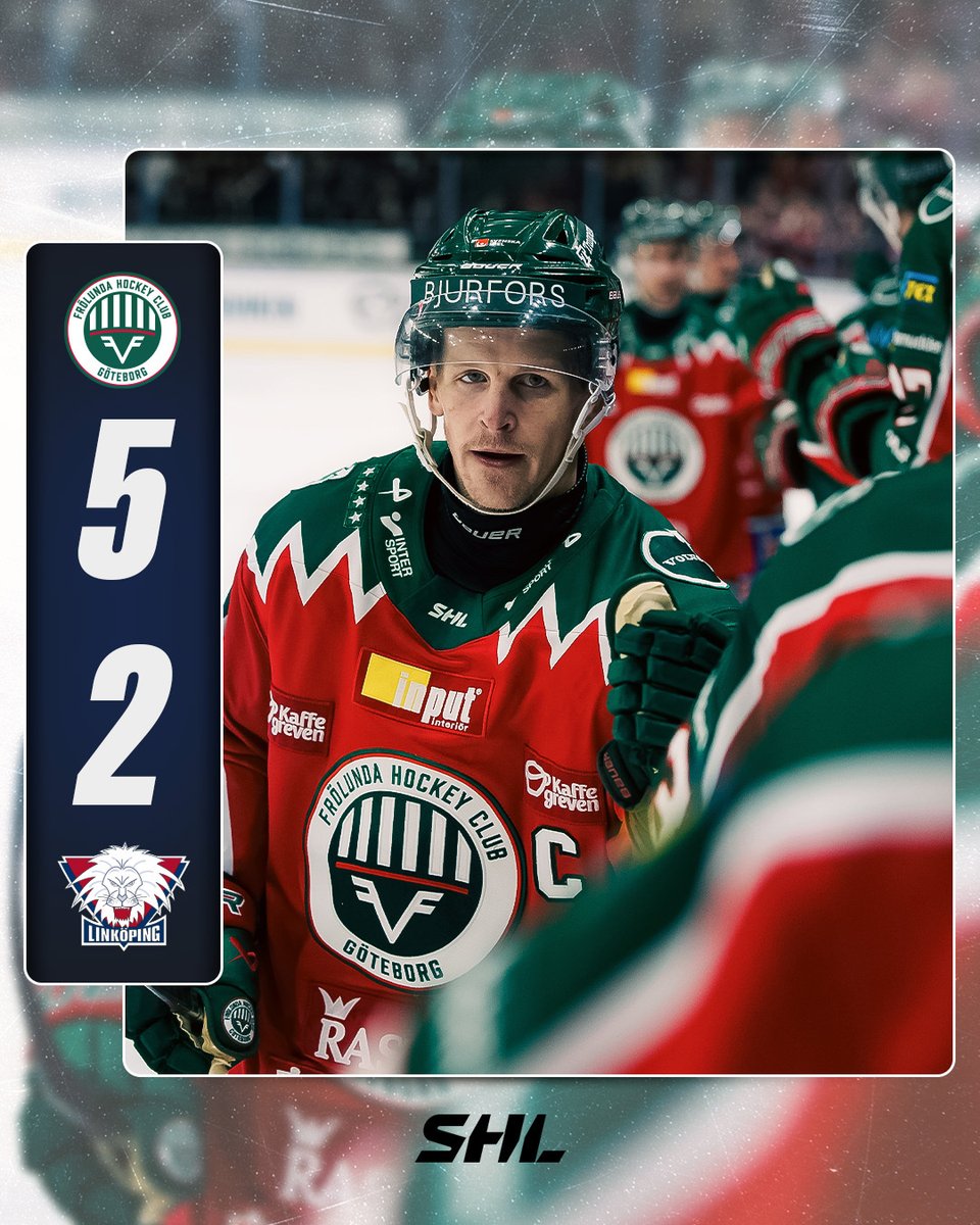 SHLse's tweet photo. Äntligen ny seger på hemmaplan för Frölunda

Läs mer här 👉 https://t.co/cDd2Ggn6mm

#FHCLHC #twittpuck #ishockey #svsshl https://t.co/2qmpfqzdJB