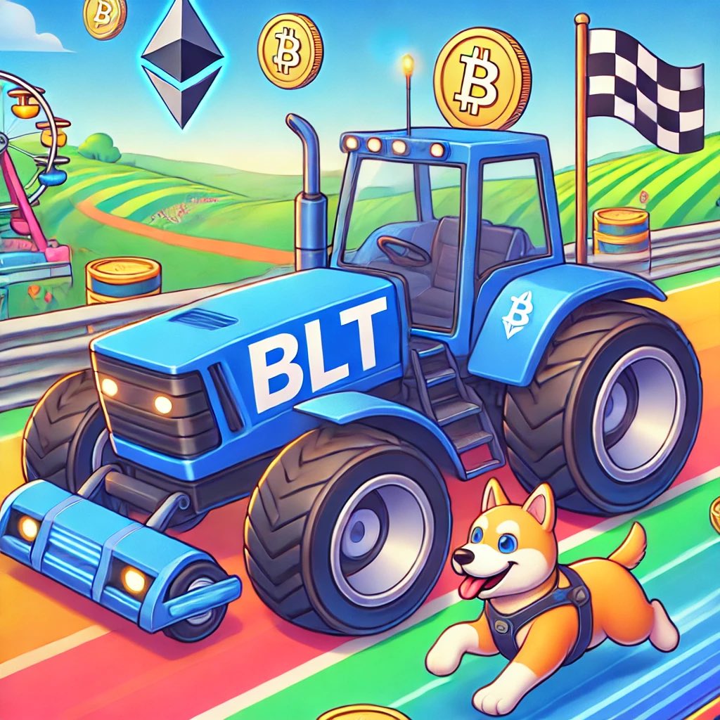 bluetractorcoin's tweet photo. “The blue tractor is speeding ahead! 🚜💨 Watch out, Dogecoin — soon you’ll be left in the dust. A new leader is on the horizon! #Crypto #BLT #Dogecoin https://t.co/p28AYlQUtK
