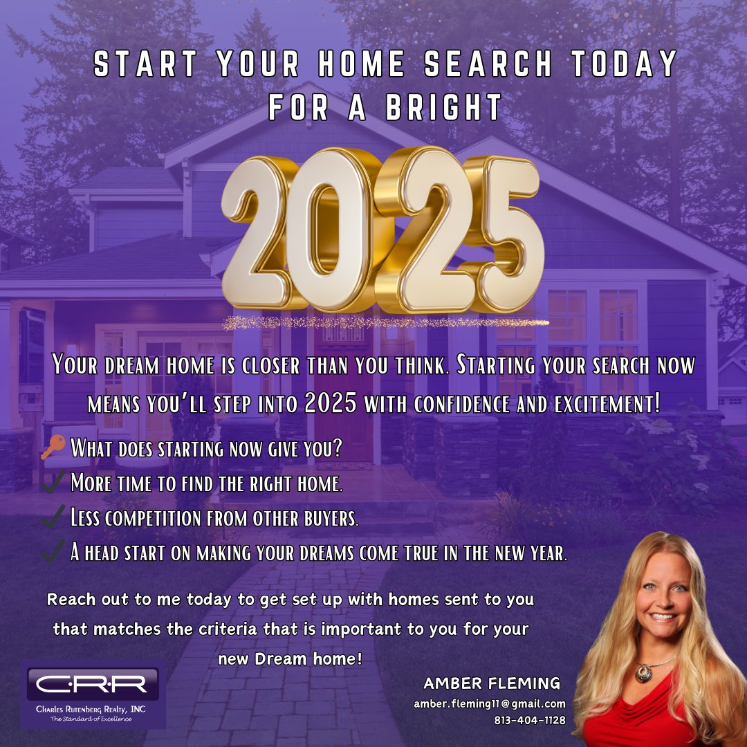 amberflemingre's tweet photo. Thinking about finding your dream home in 2025? 

🏡 Starting your search early gives you the advantage of extra time to find the perfect match, less competition from other buyers, and a head start on making your goals a reality. https://t.co/0iYI3CczI1