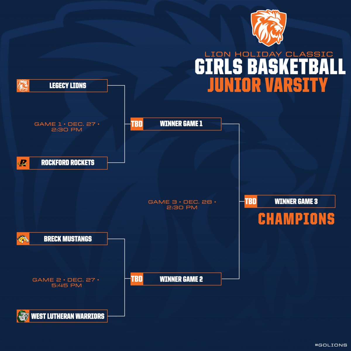 Boys and Girls basketball will be hosting their annual Lion Holiday Classic the next two days! Come check out some fun games and cheer on your Lions!