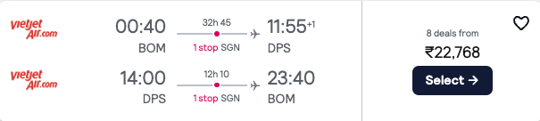 outofofficedaku's tweet photo. #LOOTOOOdaku 

Mumbai ✈️ Bali Return 
Rs. 22K 🎒💼
Jan - Feb - Mar 2025 

Share | RT

#DakuFlightDeals https://t.co/V1H5LvHI40