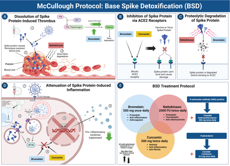 NoahRyanCo's tweet image. The McCullogh spike detox protocol:
Base Protocol:
- Bromelain: 500mg 1x/day
- Nattokinase: 2000 FU 2x/day
- Curcumin 500mg 2x/day
Secondary Support:
- NAC (my personal favorite)
- Ivermectin
- Glutathione
- Nicotine (!)
- Apigenin
- Quercetin
These compounds can help:
-…