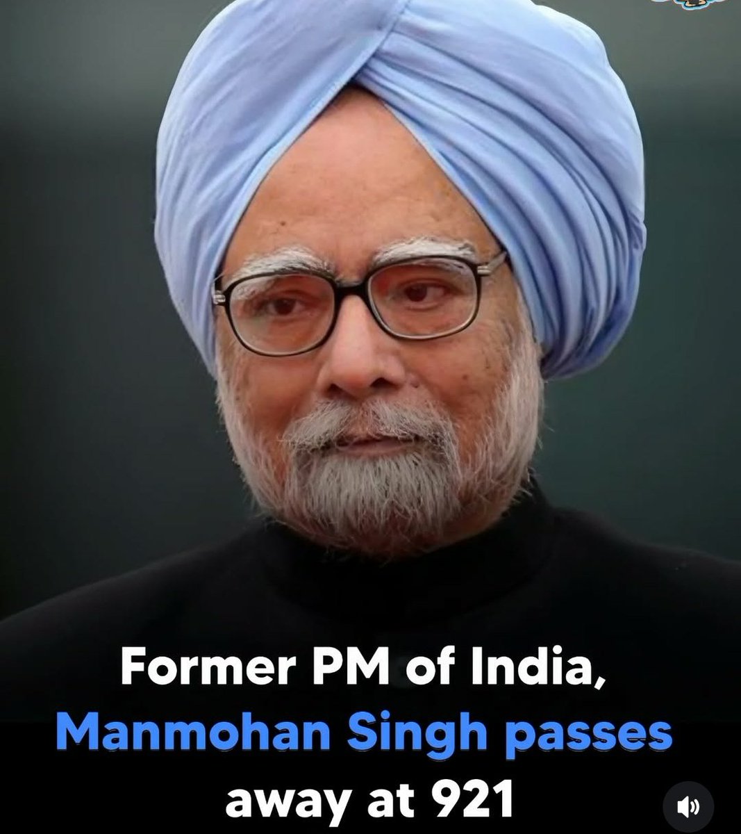 FORMER PM MANMOHAN SINGH passes away at 92
#ManmohanSingh