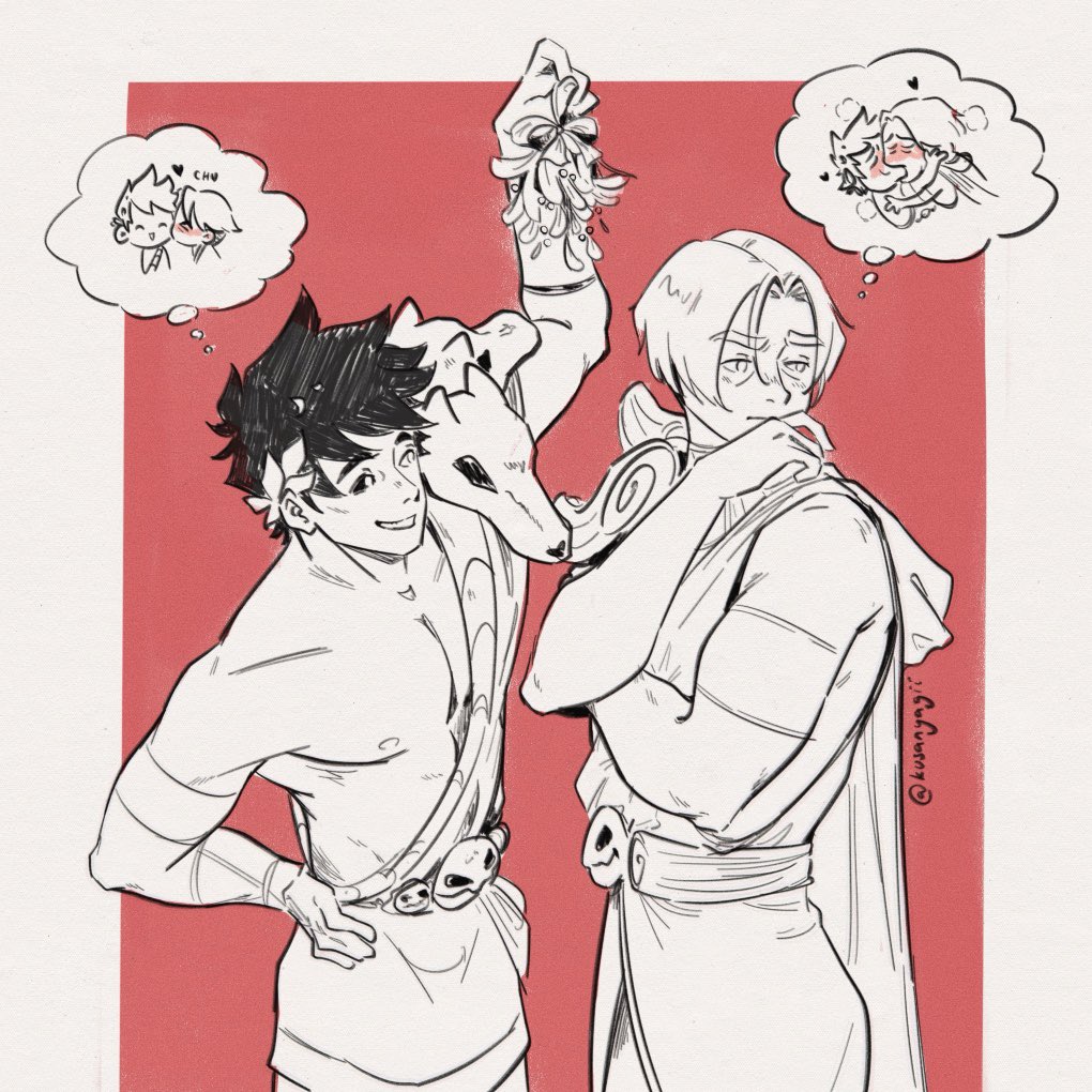 happy holidays from my favorite deadly duo 🎉✨ #thanzag