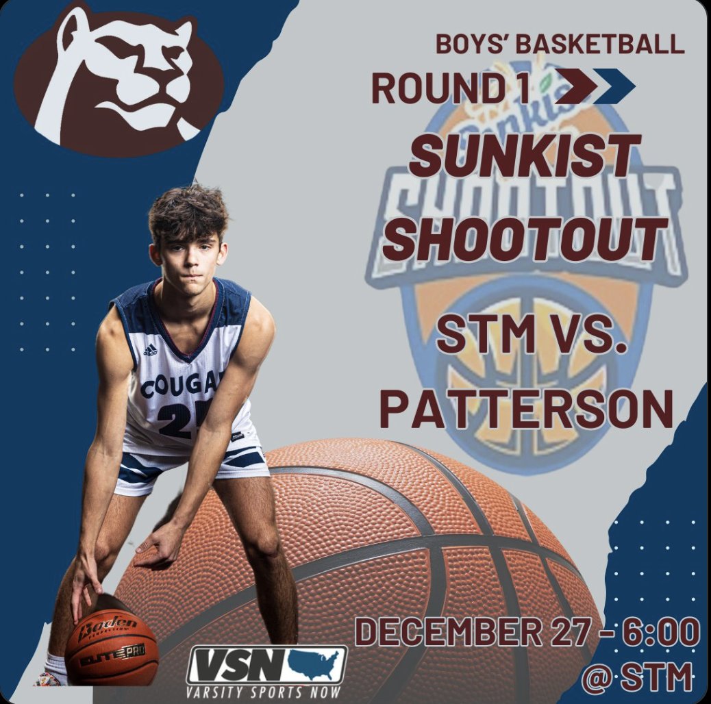 VSNLouisiana's tweet photo. 42nd Annual St Thomas More Sunkist Shootout 
16 Teams / 4 Days / Championship Basketball
Live streaming now on VSN!!!
Stream 1 Thursday Games 1-4 (10am - 3:15)
Stream 2 Thursday Games 5-8 (3:15 - 9:00)
Stream 3 Friday Games 9-12 (10am - 3:15)
Stream 4 Friday Games 13-16 (3:15 - 9:00)
Stream 5 Saturday Games 17-20 (10am - 3:15)
Stream 6 Saturday Games 21-24 (3:15 - 9:00)
Stream 7 Sunday Games 25-29 (Championship Day) (1:00-8:30)
Along with STM schools participating:
Barbe
Catholic N.I.
LCA
LRCA
Brother Martin
Vandebilt
Teirlings Catholic
Marksville
Ascension Episcopal
Sulphur
Calvray Baptist
Westgate
Patterson
Newman
Church Point
Subscribe for $11.99/month (cancel anytime) to see all games and have access to ALL of VSN's content: https://t.co/a787hRLkXf
Direct links to all games: https://t.co/Qhb0Br2iYL
@STMathleticsnow @stmcougarsbball @Newman_Bball