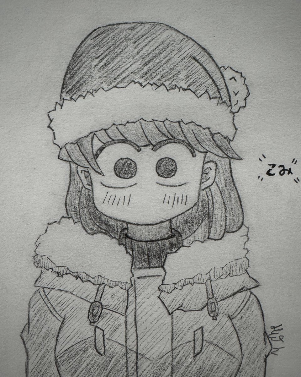Cookiebro131's tweet photo. I hope yall had a great Christmas! 
Forgot to post my Komi-San sketch on twitter yesterday 😅 #sketchart #AnimeArt https://t.co/uiOgsJbtlk
