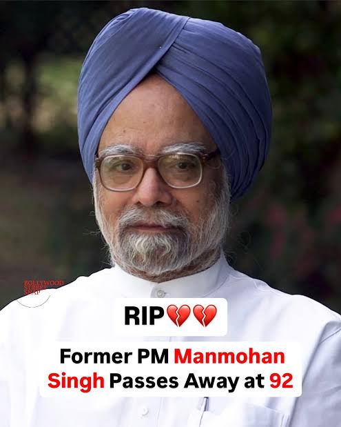 ArtistNaseeb's tweet photo. पूर्व प्रधानमंत्री व वित्तमंत्री माननीय मनमोहन सिंह जी नहीं रहे 🙏🙏😭😭😭 https://t.co/cshM0CxNvj