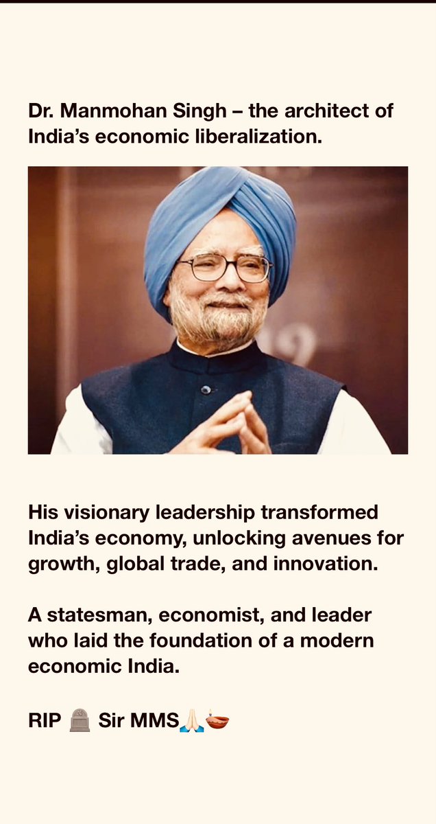 Theerthahalli's tweet photo. A hero of middle class. 🪔🙇🏻♂️ Miss you Sir 😭
#RIPManmohanSingh https://t.co/LXbZWK0TWG