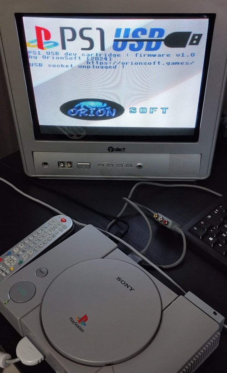 Only one week left to pre-order my Playstation 1 USB development cartridge #psxdev #ps1dev Open source tools and firmware, Windows and Linux compatible, this is not a CD game emulator, this is only for development/hacking stuff orionsoft.games/retroshop/ps1u…