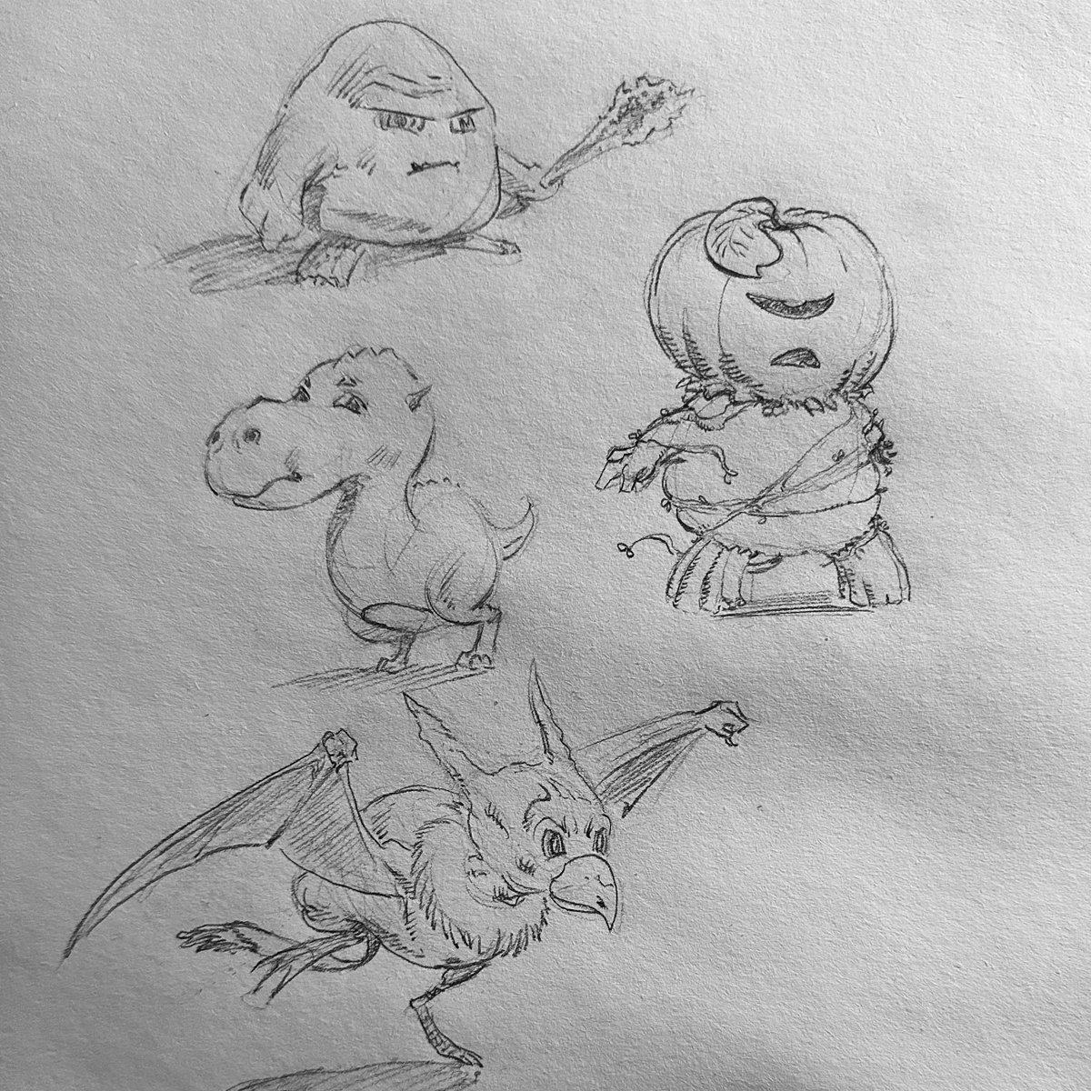 rodriguezandy74's tweet photo. Andy B. Rodriguez Art "Lil Monsters" December 2024, Pencil on paper, 9x12 in.
.
#pencil #drawing #art #sketch #comics #comicart #conceptart #characterdesign #creaturedesign #cartoon #animation https://t.co/DakrKnNRAF