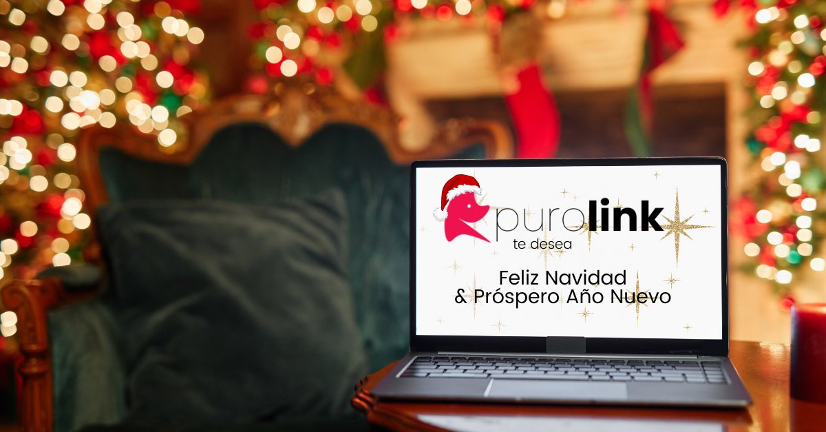 Os deseamos una #FelizNavidad y prósperos enlaces nuevos! A vuestra disposición,
El equipo de Purolink🎁