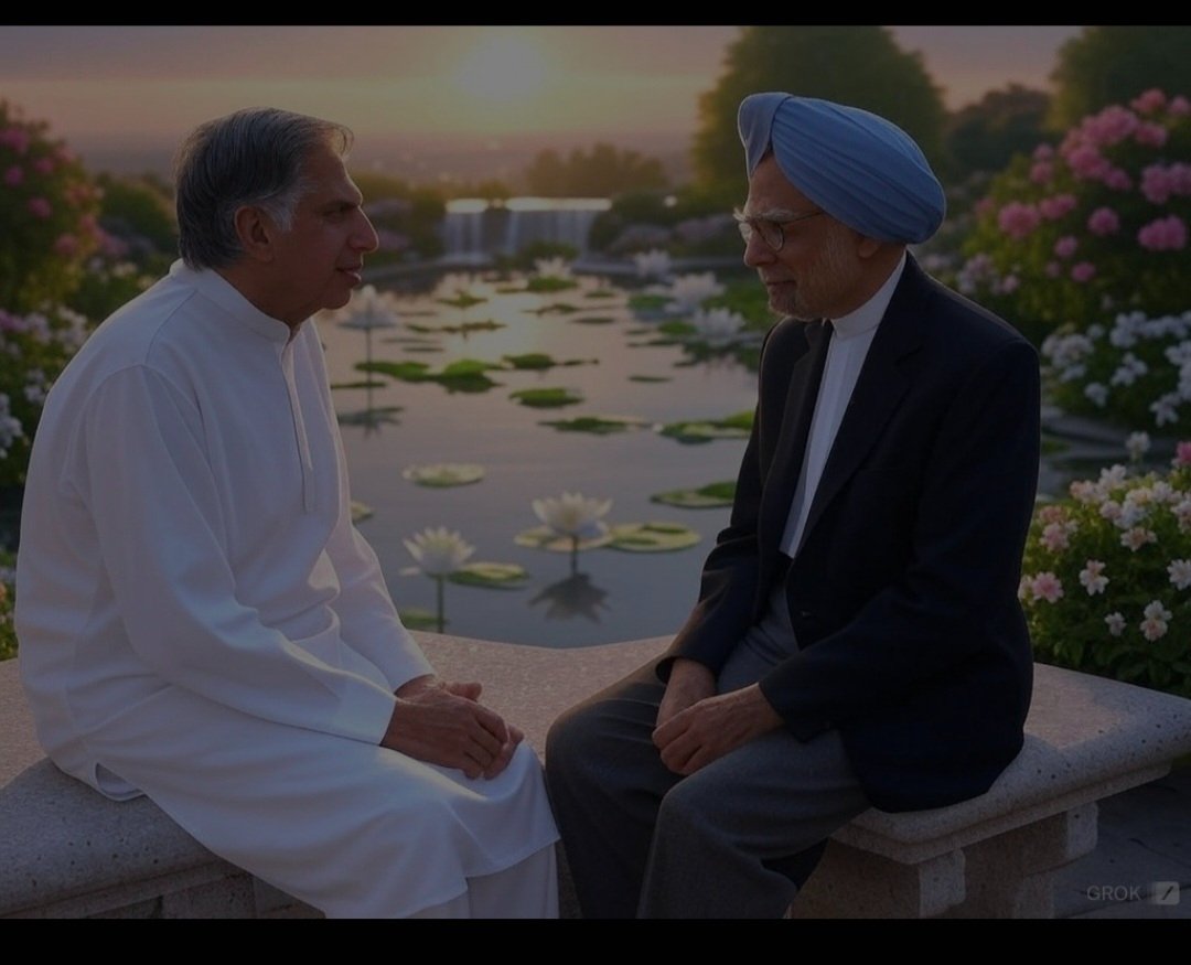 Pratap_005's tweet photo. #ManmohanSingh
Two strong Piller Of Indian Economy... Passed away in same year..

This is Big loss for us..🙏
#rip https://t.co/MFOIGzVHJk