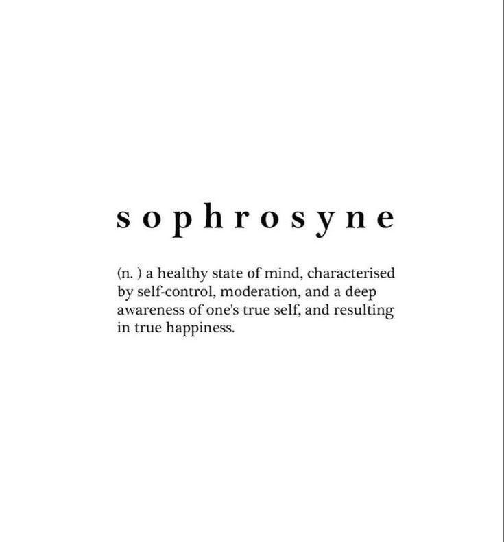 sophrosyne