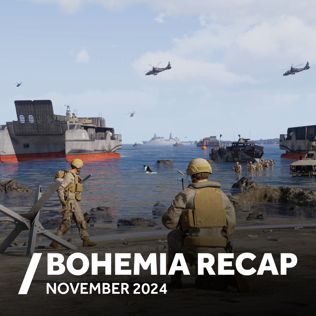 bohemiainteract's tweet image. Explore the latest updates across our titles, including exciting contests, charity events, new expansions, and more! All of that in the latest episode of #BohemiaRecap! 🥳

👉 ow.ly/L2kt50UwZri