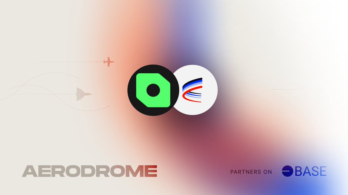 New Launch Alert ✈️

A big welcome to <a href="/Covalent_HQ/">Covalent</a> who have launched a $CXT - $WETH pool on Aerodrome.

Voting incentives incoming! 🗳️