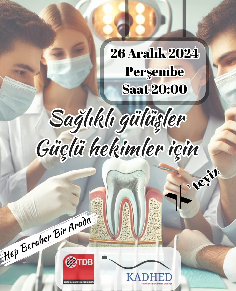 Toplumun ağız ve diş sağlığı sorunlarının çözümünde diş hekimlerinin görüşü alınmalıdır.
<a href="/drmemisoglu/">Prof. Dr. Kemal Memişoğlu</a> 
<a href="/saglikbakanligi/">T.C. Sağlık Bakanlığı</a>
<a href="/tcbestepe/">T.C. Cumhurbaşkanlığı</a>
#DişeDokun
