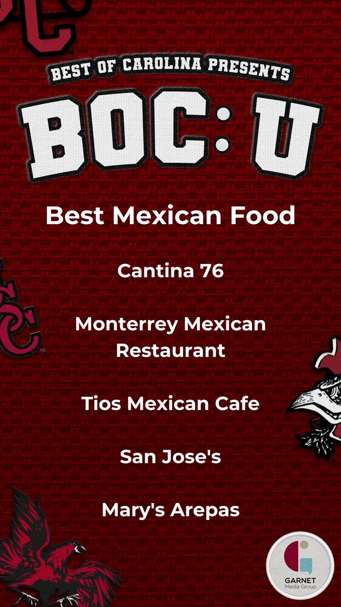 Today's #BestofCarolina2025 category feature is Best Mexican Food! Vote for your favorite now!
buff.ly/3RSY8Hr