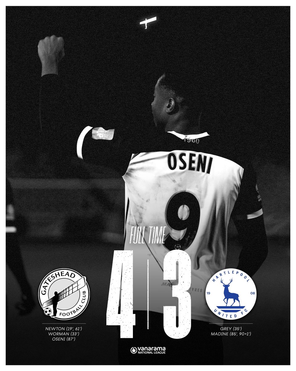 GatesheadFC's tweet photo. Three points for Christmas! 🥰🏁

#WorClub ⚪️⚫️ https://t.co/TIRW4s964L