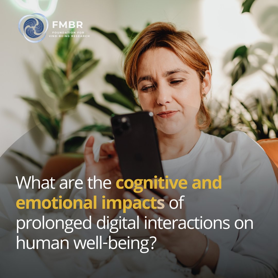FMBRonline's tweet photo. 🌐 In an age of constant digital connection, how is our well-being affected by prolonged online interactions? https://t.co/uxvfVZL00X