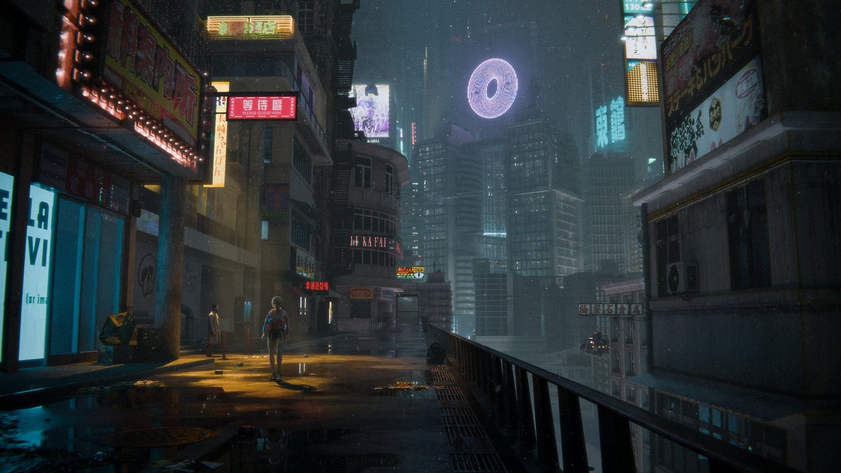Cyberdonut city.The final work in 2024. This work is quite interesting to do, and I have learned a lot about the production of Hong Kong architecture.And the style of blade runner.I can't wait to share the finished product with you. #b3d #cg #cyberpunk #cinematic