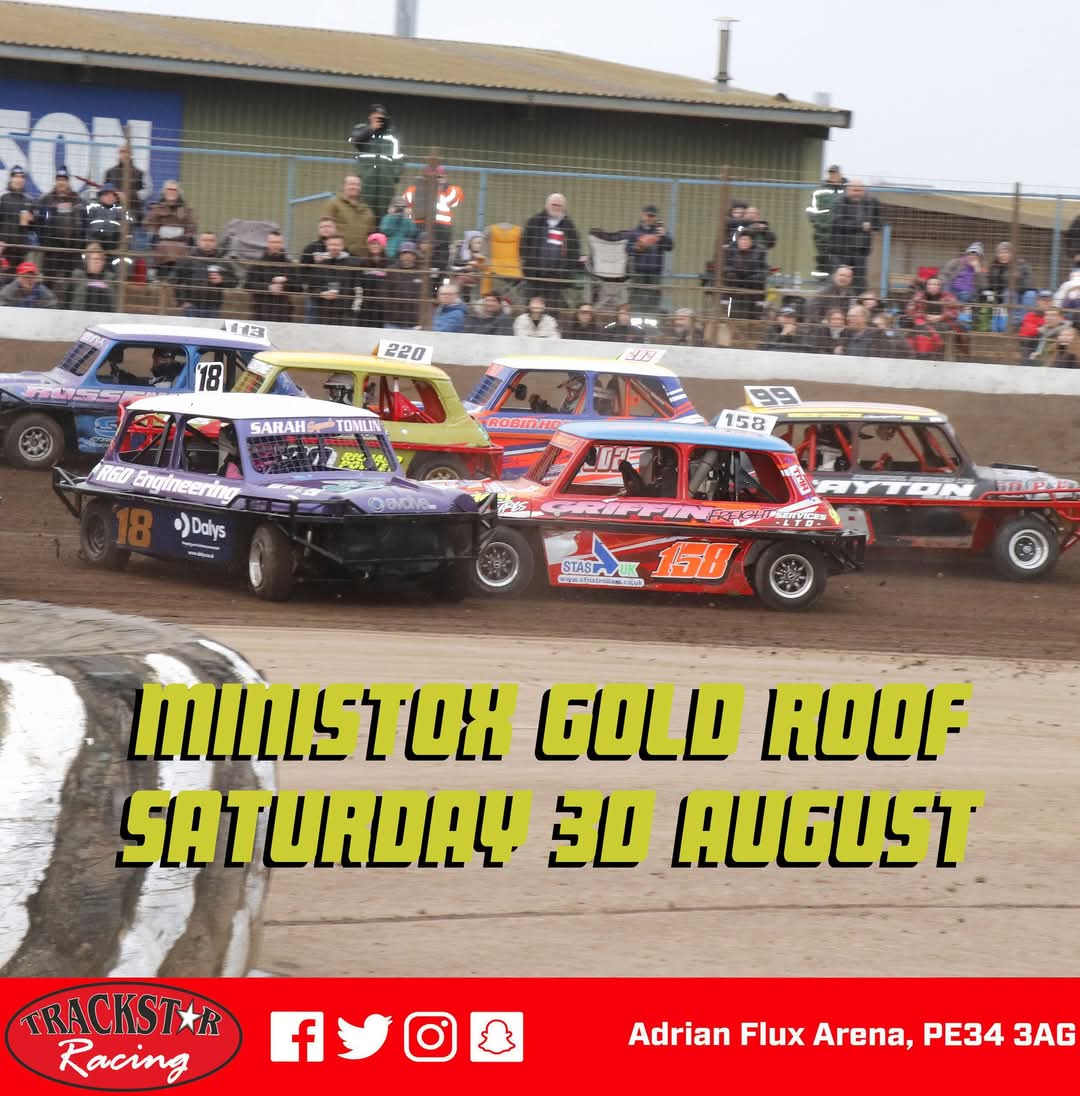 🏆 It will be a huge year of Gold Roof events at King's Lynn next year 🏆

We add the National Ministox Gold Roof to the list in 2025 which will take place Saturday 30 August. 

We cannot wait for 2025 - fixtures online at 7pm.

📸 Ant Jenkins
