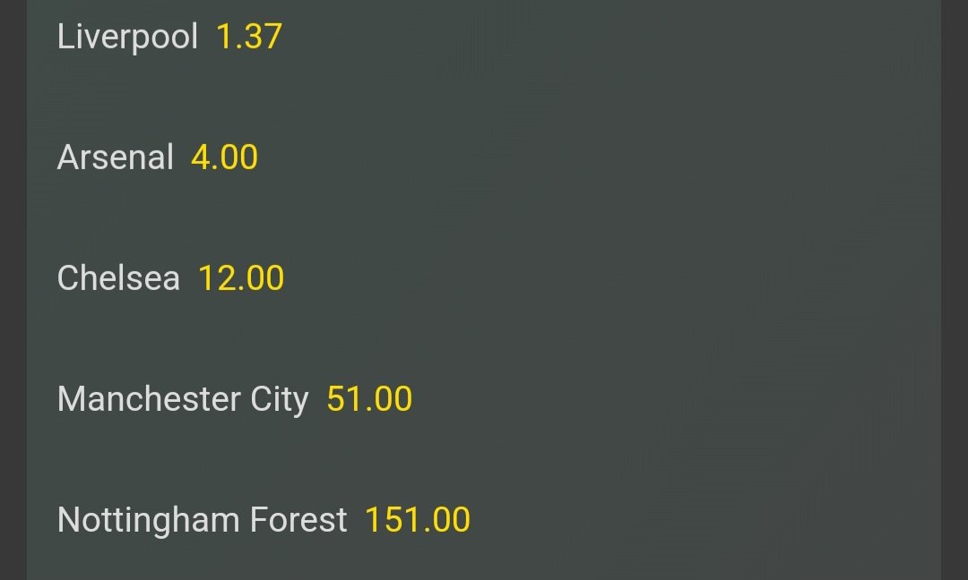 #Nottingham is awesome, just put €50 on it that they will be champions, can be a surprise, like Leicester back then #NottinghamForest