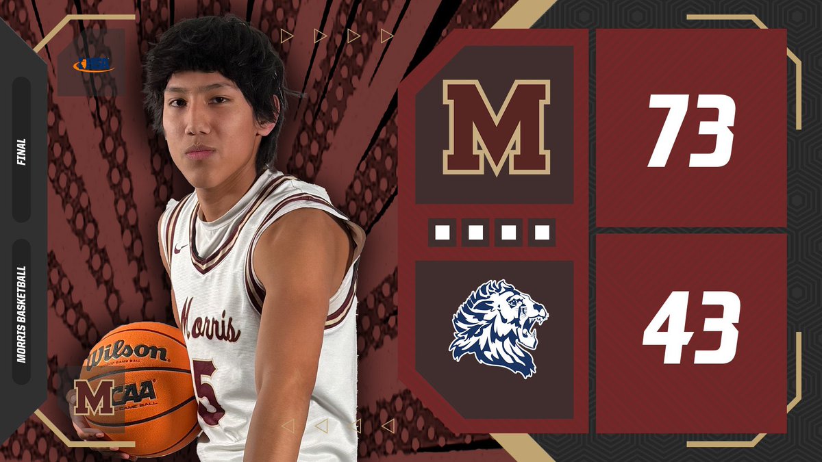 MCHSBkBall's tweet photo. Morris led Lisle 24-9 1Q, 42-21 H, &amp; 63-34 3Q

12/24 3FG
16/24 2FG
5/8 FT

Wheeler 22P (8/8 2FG)
Bounds 19P (5/8 3FG), 4A
Loza 11P (3/3 3FG), 4A
Delahera 6P, 3S
Norris 5P
Pfeifer 3P, 7A
Varner, Kennedy, Guilinger, Macdonald 2P

Morris plays HBR/Sandwich winner at 12:30 Friday https://t.co/GIvR6aFrr8