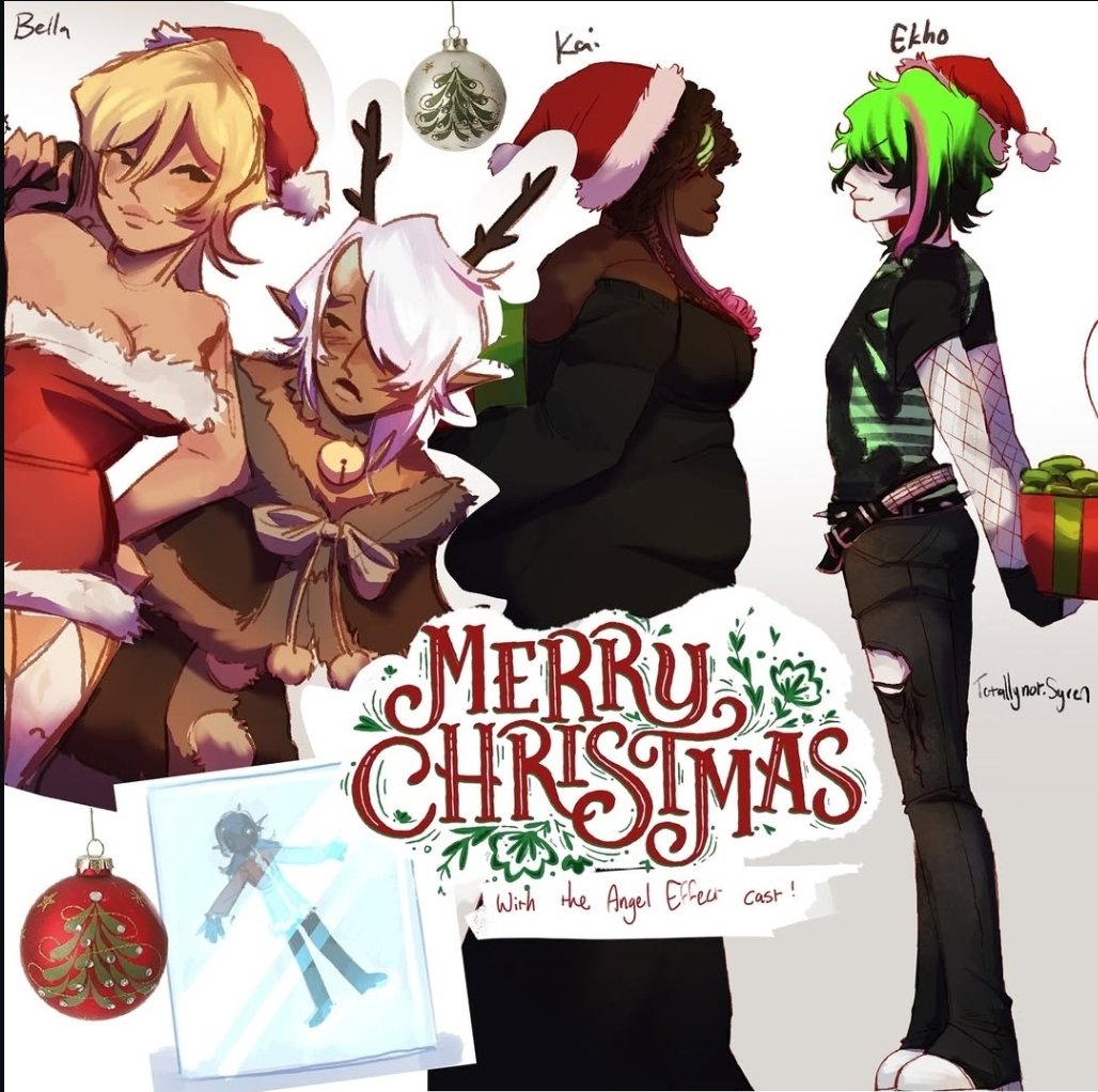 Totallynot_sy's tweet photo. MERRY CHRISTMAS 
(from my ocs from my serise "the angel effect")

#art #artist #artworks #merrychristmas #artwork #oc #originalcharacter #serise https://t.co/QiRkSga0YN