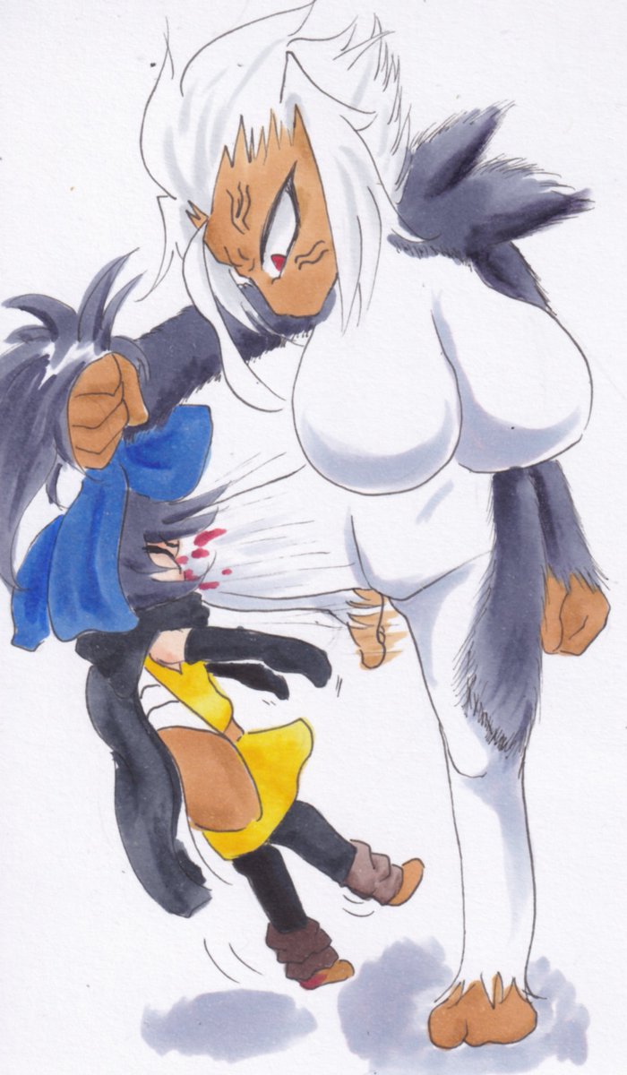 前描いたリョナは蒸しパン感足らんかったか… 