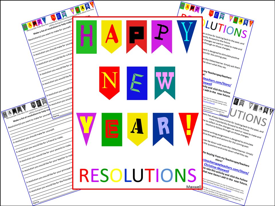 Share In The New Year! To celebrate the New Year, I have this fun thought provoking creative writing assignment! It is designed to stimulate positive thoughts and actions for the coming year.

teacherspayteachers.com/Product/Free-H…

#newyear #kindergarten #teacher #firstgrade