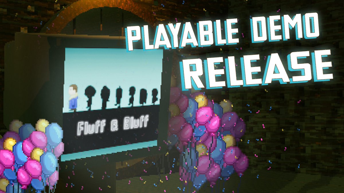 Unlub3d's tweet photo. The English version is finally ready! 
A demo version of our game is now available to play.

https://t.co/3Jp28cZGay

#indiegame #indiedeveloper #demo #furry #robots #Pixel #Fluff_and_Bluff https://t.co/AohwOuIcWP