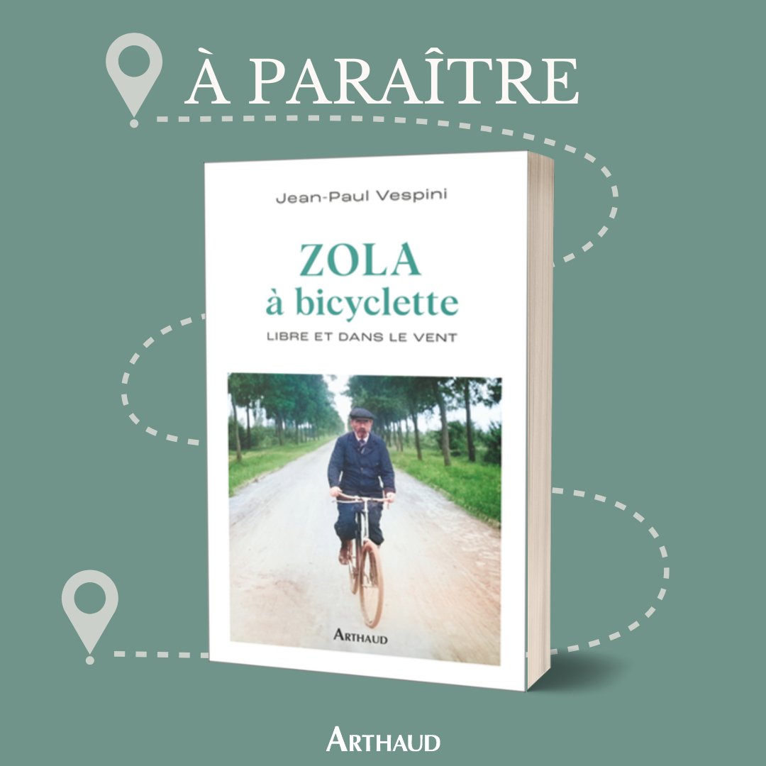 [A paraître le 8 janvier : "Zola à bicyclette"]🚲
En 1893, Émile Zola s’offre le dernier modèle Rudge et cela ne passe pas inaperçu ! 
En conquérant les élites, la bicyclette révolutionne la société, émancipe la femme, inspire les poètes…
➡ bit.ly/3ZL5eU4