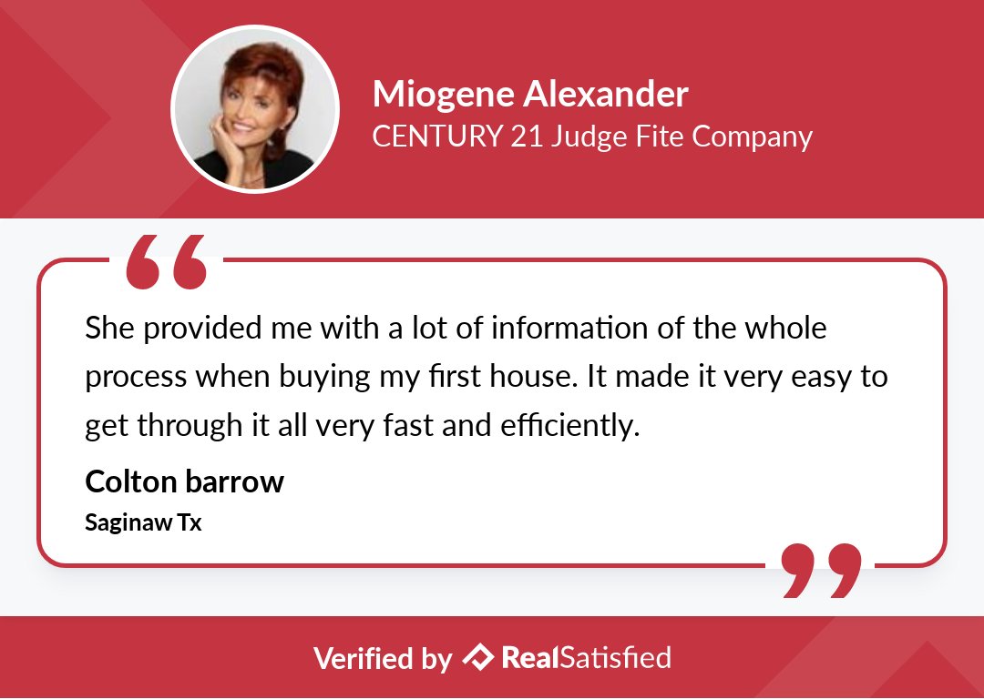 RealtorMiogene's tweet image. Colton, thank you for choosing me to help you find your first home.  I know you're going to love it and that great kitchen!  I'm always here to help. realsatisfied.com/Miogene-Alexan… via @realsatisfied