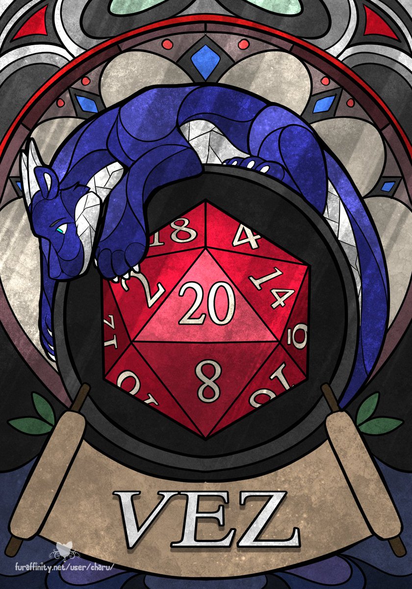 CharuStar's tweet photo. Stained glass piece for @Levai181 !
I really had fun working with the D20 XD https://t.co/aVH7C0rkGp