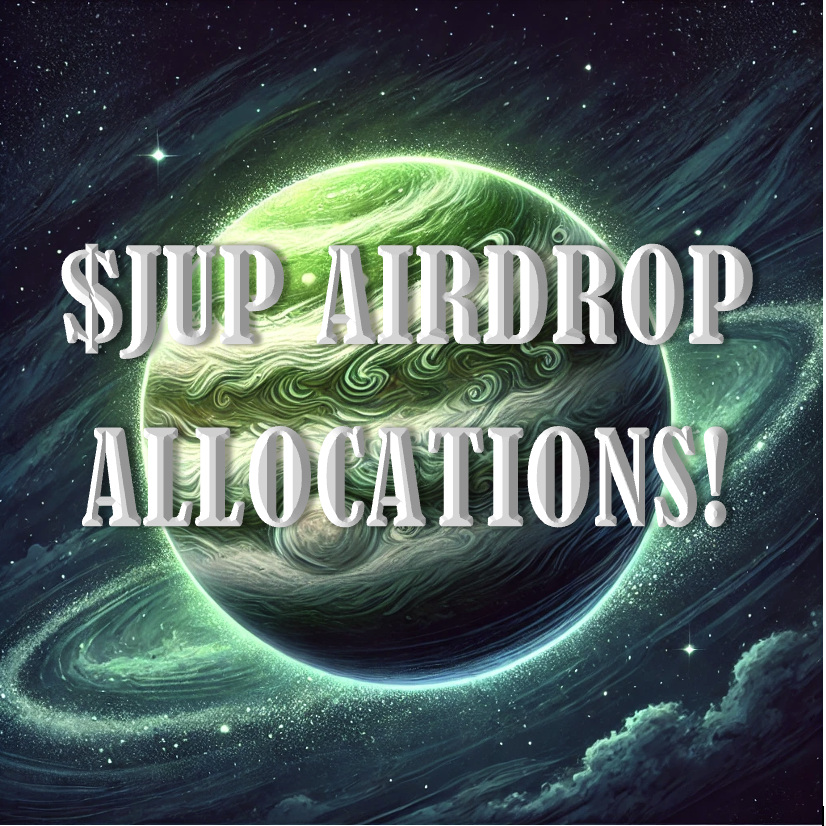 🪂❤️‍🔥 JUPUARY ALLOCATIONS BREAKDOWN❤️‍🔥🪂

🟣EVERYTHING you need to know about how the 700M $JUP airdrop will be distributed! 🟣

Let’s dive in! 👇

🧵THREAD🧵