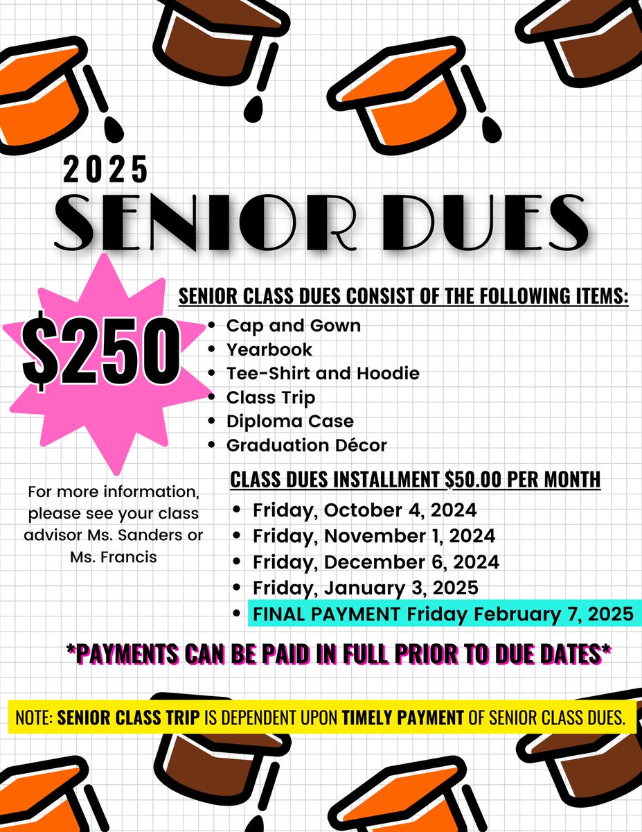 ATTENTION SENIORS!!!