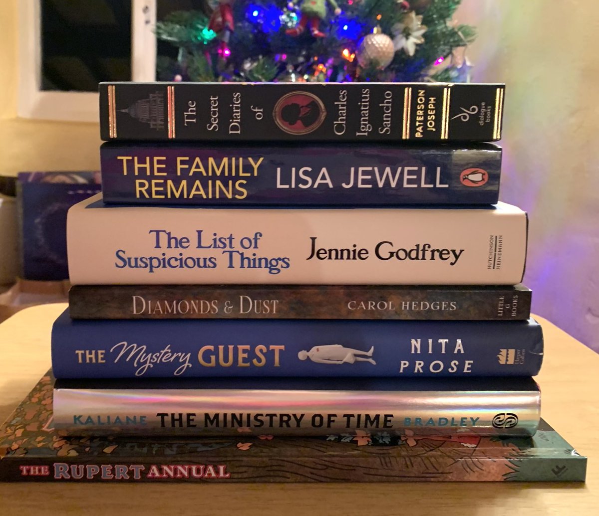 My Christmas 2024 Reading stack did very nicely for itself.