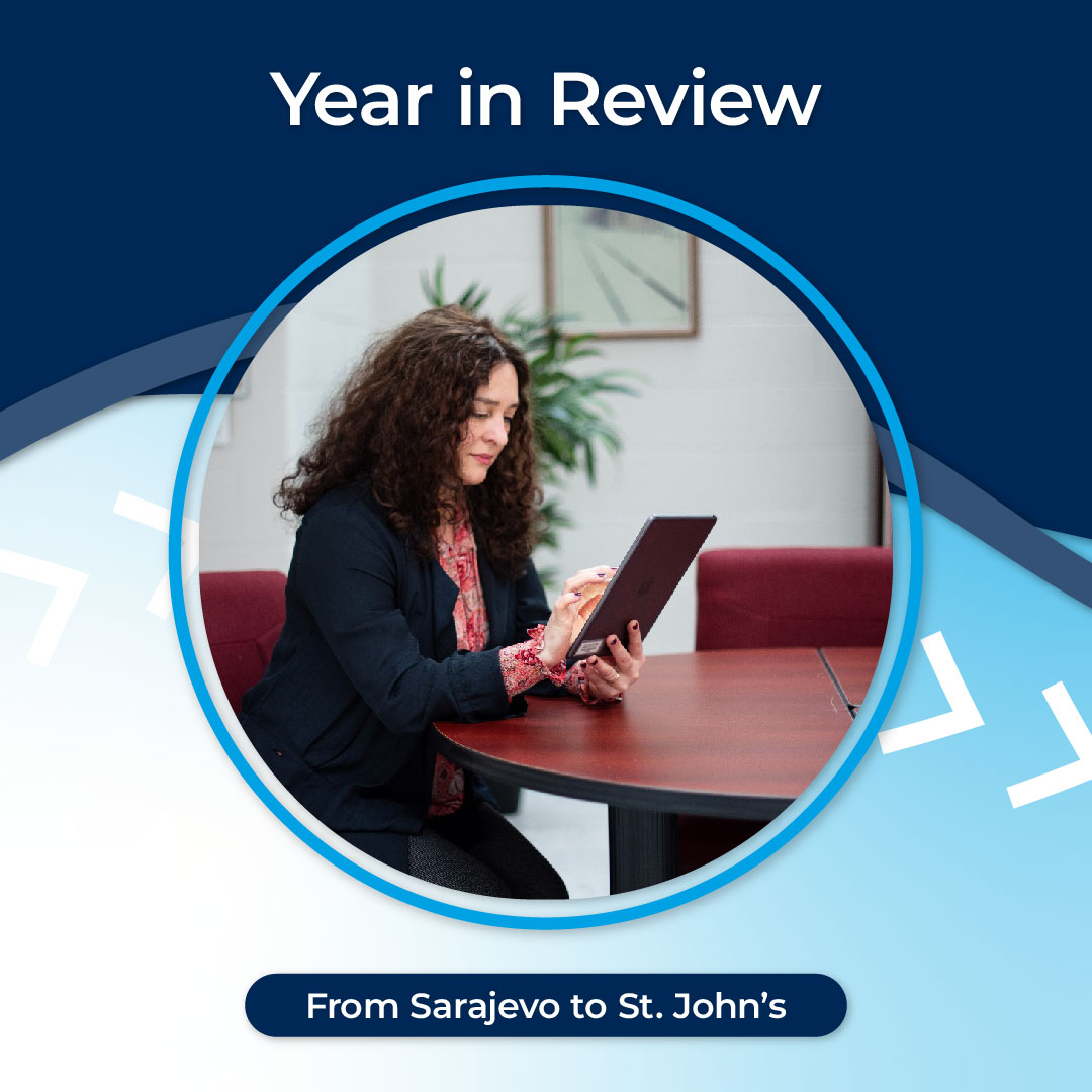 April 3-At CNA’s Topsail Road Office in St. John’s, everyone knows Aleksandra Stefanovic-Chafe for her warm smile &amp; friendly greetings in the hallway. But few know the exciting details of her work or the extraordinary sacrifice it took for her to get here. ow.ly/nPMH50U6iST