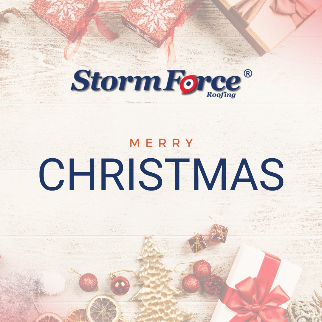 StormForceofJax's tweet photo. Merry Christmas from StormForce Roofing!
May your day be filled with joy, love, and all the magic the season brings. https://t.co/aSGWJ9BDpP