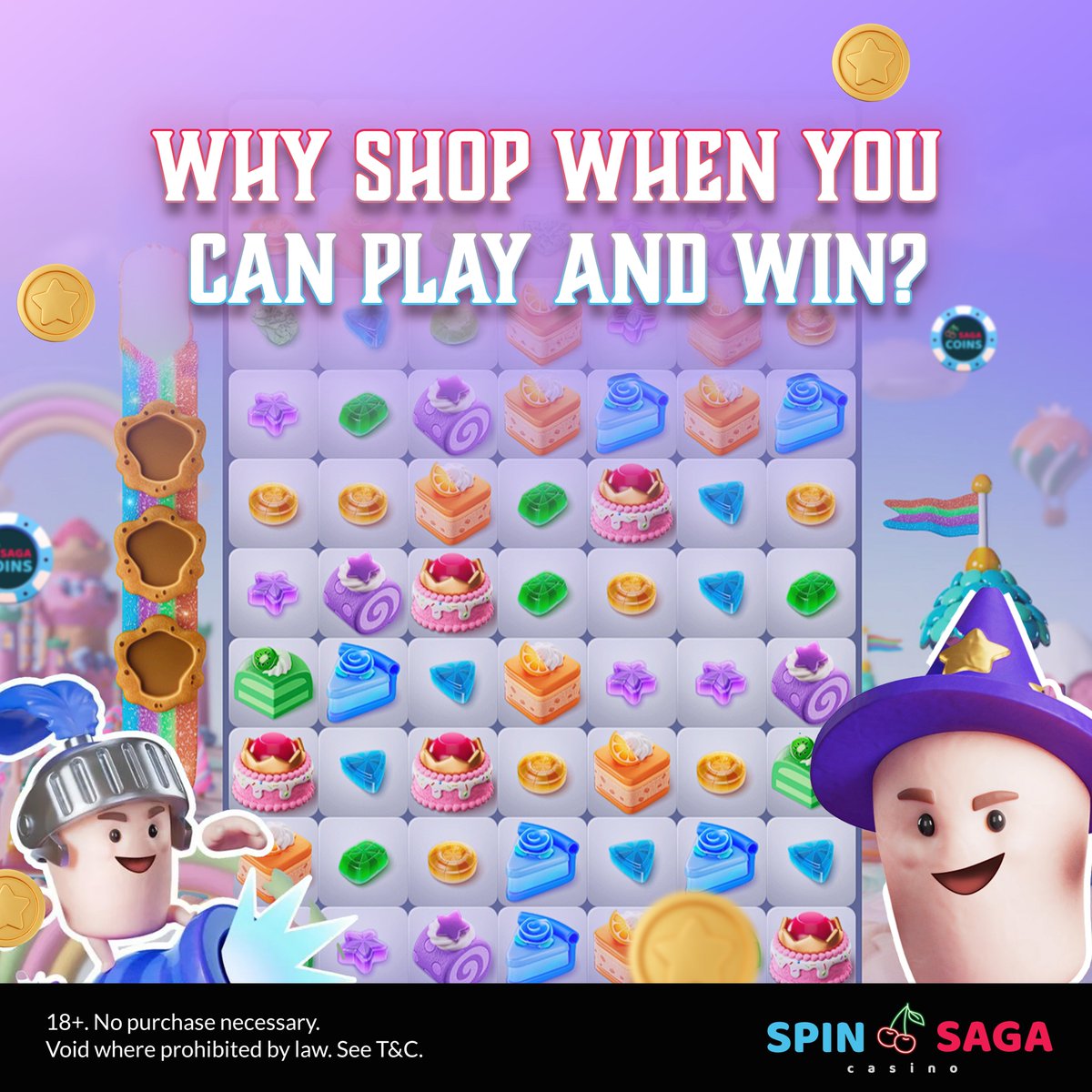 SpinSagaCasino's tweet image. shop when you can play and win? 🎮 Redeem Saga Coins for luxury gift cards from Prada, Burberry, and more. This holiday season, let SpinSaga make your wishes come true! 💳
🎰 Start spinning today: spinsagacasino.com

#SpinSagaStyle #WinInStyle