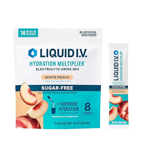 I just received Liquid I.V.® Hydration Multiplier Sugar-Free - White Peach | Electrolyte Powder Drink Mix | 1 Pack (14 Servings) - White Peach from wigglesanansi via Throne. Thank you! throne.com/claradogford #Wishlist #Throne