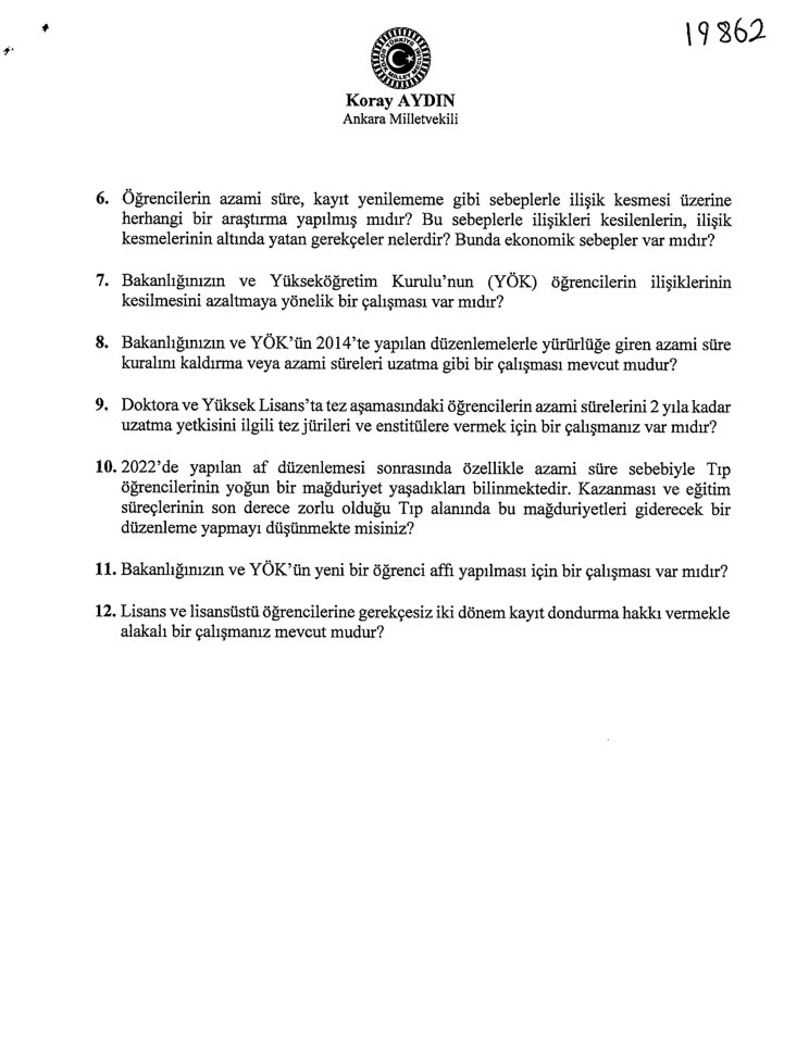 🎓Yarım milyondan fazla öğrenci son beş yılda öğrenimi bıraktı. Her ile üniversite açmakla övünen iktidar hiç mi sorumluluk almayacak?

#ÖğrenciAffı, azami süre düzenlemesi ve eğitim şartlarında reform şarttır. 

🔴Ülkemizde özellikle ekonomik kriz, deprem ve pandemi; lisans ve