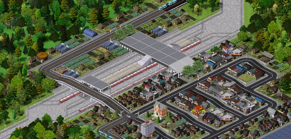 SimutransTeam's tweet photo. Another participation for the #SimutransScreenshotContest, "Genkyu Nunohara station", by @danivenk.

Remember you have until January 24st (inclusive) to submit your screenshots! https://t.co/8nmBLYBENH