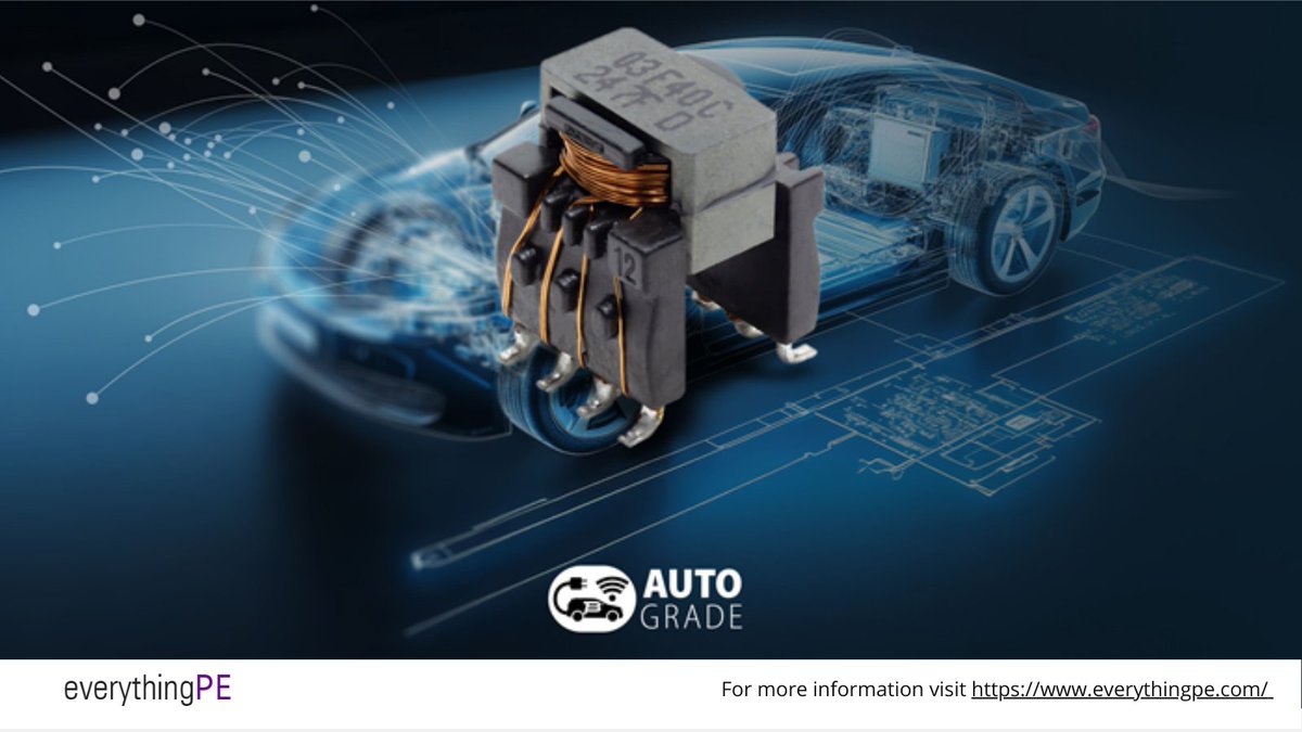 everything_PE_'s tweet image. Bourns Unveils AEC-Q200-Compliant 3 W Flyback Transformer

Read more: ow.ly/VzUx50UwUOW

#CustomMagnetics #AutomotiveGrade #FlybackTransformer #powersupplies #powersupply #powerelectronics #inverter #bourns