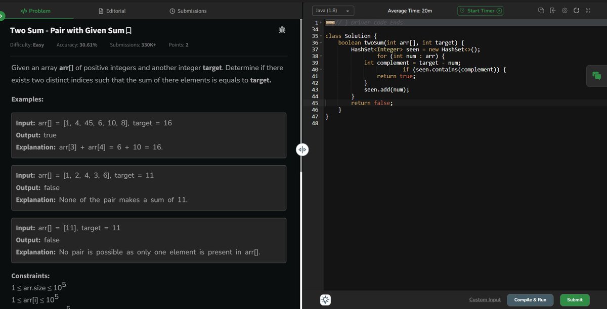 Mayank_kumar111's tweet photo. Day 42: Still Going Strong! The #GFG160 challenge continues to push my limits and inspire growth every single day. 

Huge thanks to @geeksforgeeks 

#CodingChallenge #160DaysOfCode #gfg160 #geekstreak2024 #Day42 #KeepCoding #StayMotivated #LearningJourney #CommitToGrowth https://t.co/b1NKhJFOs6