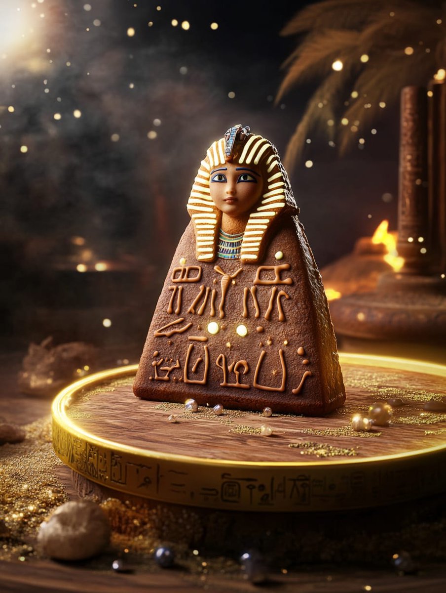 AiKhtoora's tweet photo. For the New Year, I made gingerbread cookies using the recipe passed down from my ancient Egyptian ancestors. 😁
∆∆∆
Created using #splurge
My participation won second place 🥈 🙏
∆∆∆
#gingerbread #AiFood #cookingwithAi #AIart #AIcommunity https://t.co/khJCLuyuxk