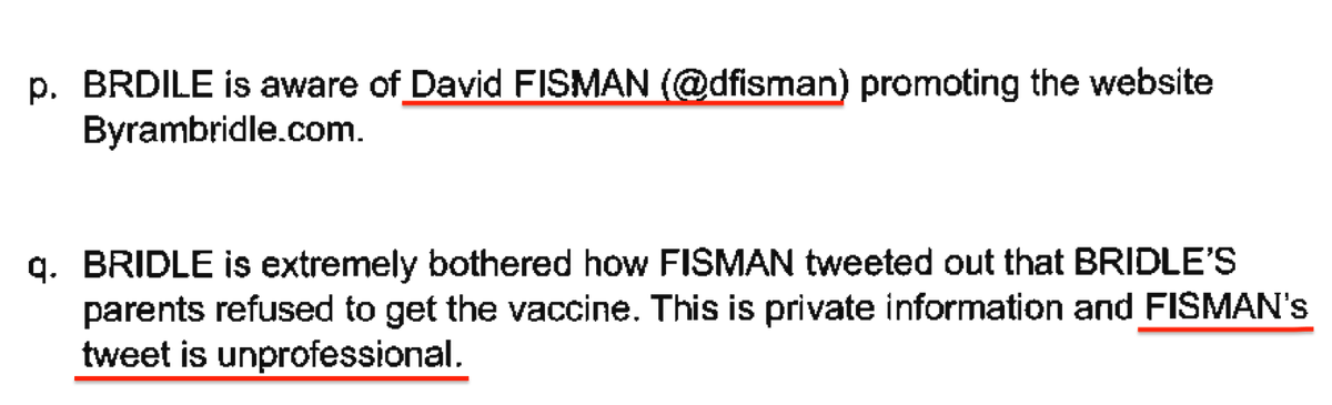 Why am I not surprised that U of Toronto's David Fisman pops up in this police investigation of criminal harassment and unprofessional behavior?