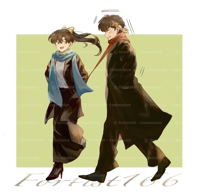 How to stop Ryoga from getting lost - by Ukyo the rizzler👏😗
.
.
Commission for <a href="/afreakingdork/">aspookydork🎃</a> - easily among my favorite requests so far ❤️
#らんま