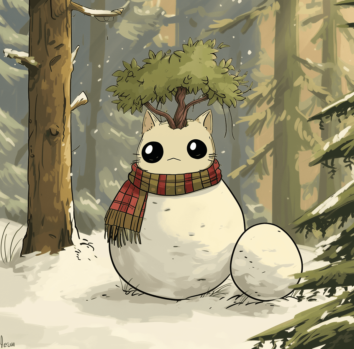 TreeStuckInCat's tweet photo. 📰 DAILY ABSURDITY

Locals discovered a tree stuck in a cat in a snowman. Officials declare it the ‘coolest’ meme mascot ever—pun fully intended. https://t.co/HHJKUaGumA